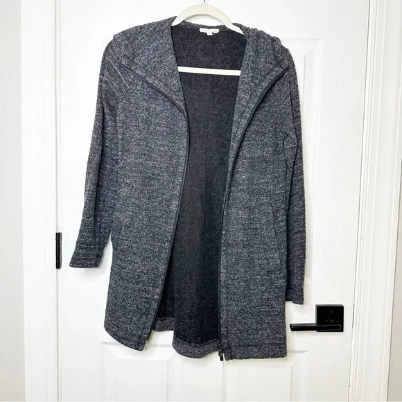EILEEN FISHER Terrazzo Stretch Ripple Tunic Length Full Zip Jacket Size‎ XS - Picture 2 of 7